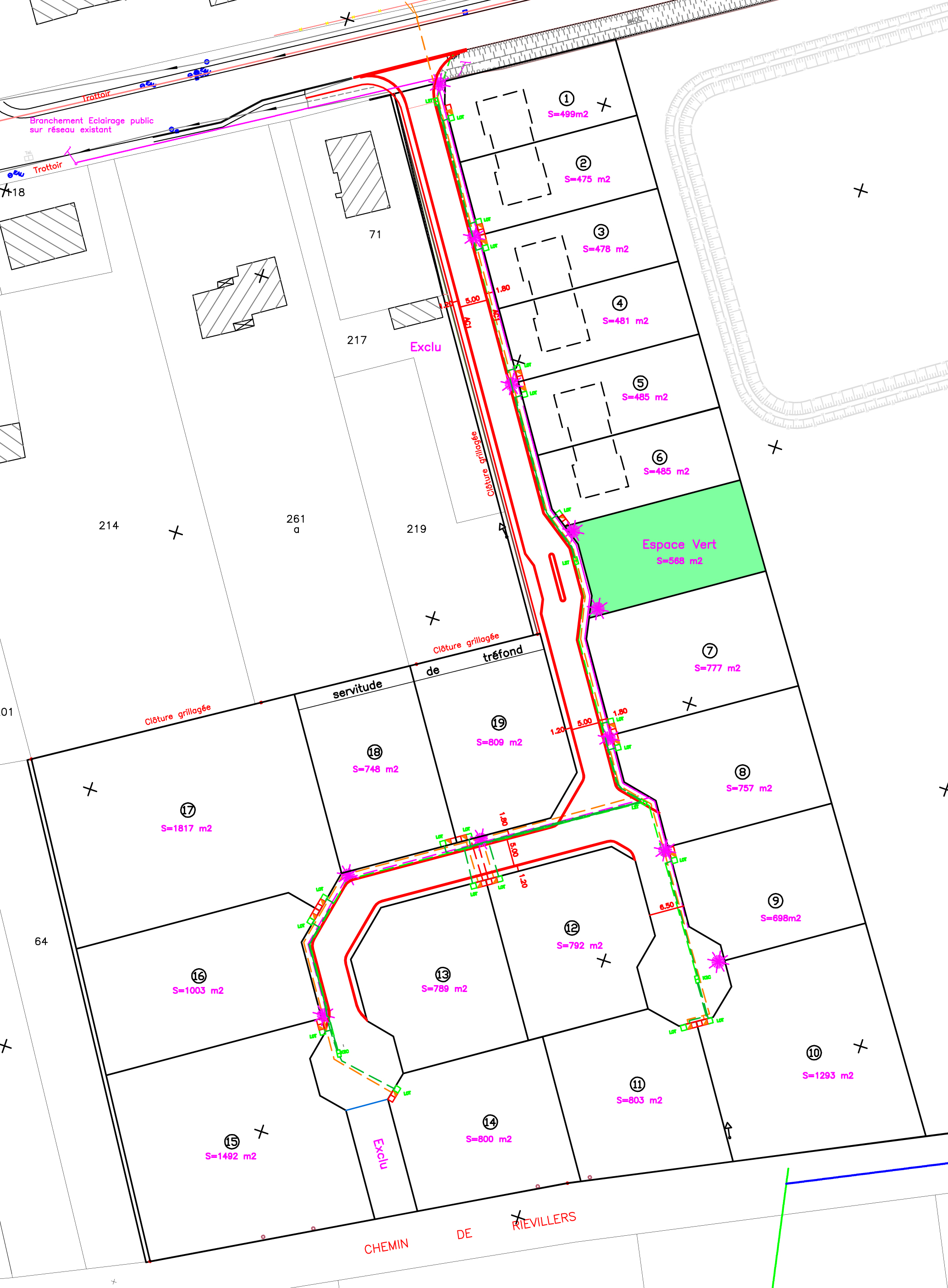 Le projet communal chemin de Rivillers